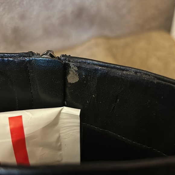 CROWN Vintage-TALL NICE BLACK LEATHER BOOTS! - Picture 10 of 11